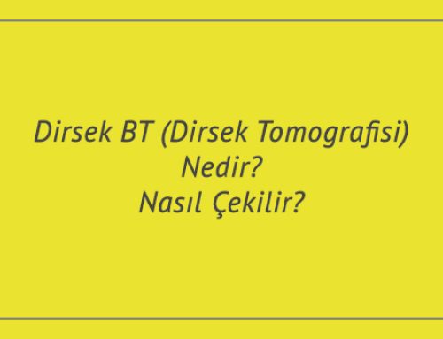 Dirsek BT (Dirsek Tomografisi) Nedir? Nasıl Çekilir? Fiyatları Ne Kadar?