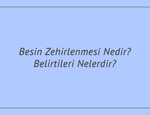 Besin Zehirlenmesi Nedir? Belirtileri Nelerdir?