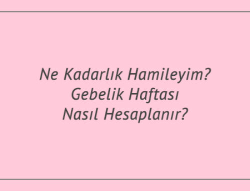 Ne Kadarlık Hamileyim? Gebelik Haftası Nasıl Hesaplanır?